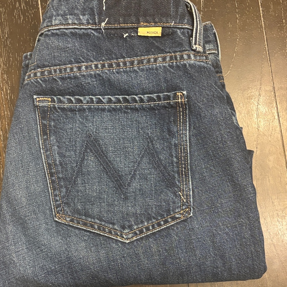 MOTHER Dark Blue Women's Jeans - Picture 7 of 8